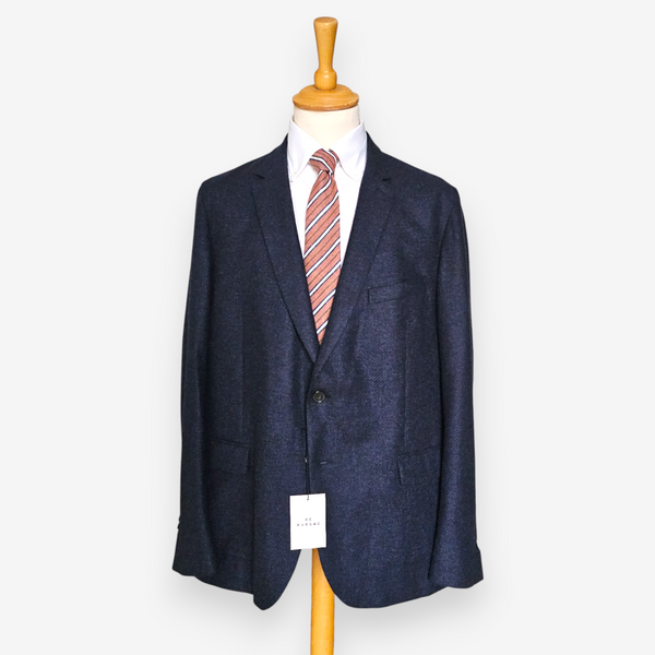 Blazer De Fursac 100% Cachemire Marine