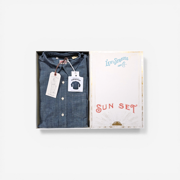 Chemise LVC Levi's Vintage Clothing Sunset Chambray Shirt Repro (XS)