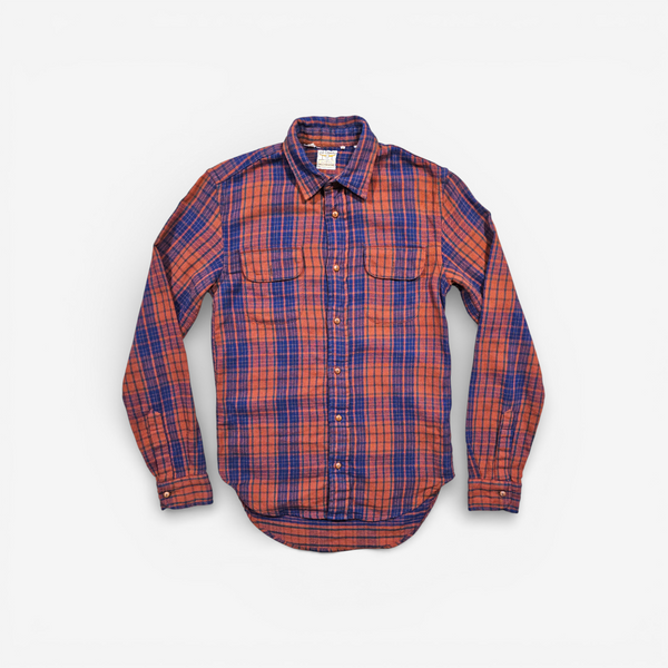 Chemise LVC Levi's Vintage Clothing Longhorn Flanelle Western - Made in Italy