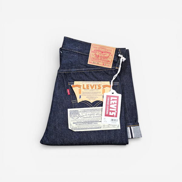Jean LVC Levi's Vintage Clothing 501 1955 Shrink-to-Fit Made in Japan - Big E Selvedge