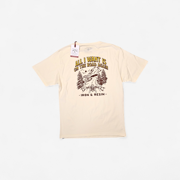 T-shirt Iron & Resin "All I Want Is On The Road Again" (L)