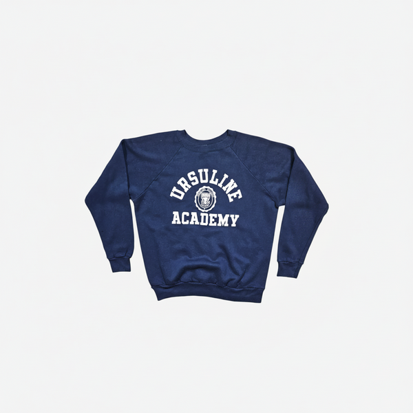 Sweat Vintage Champion 80's Universitaire Ursuline Academy - Made in USA