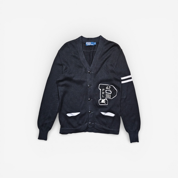 Polo Ralph Lauren Cotton Letterman Varsity Cardigan