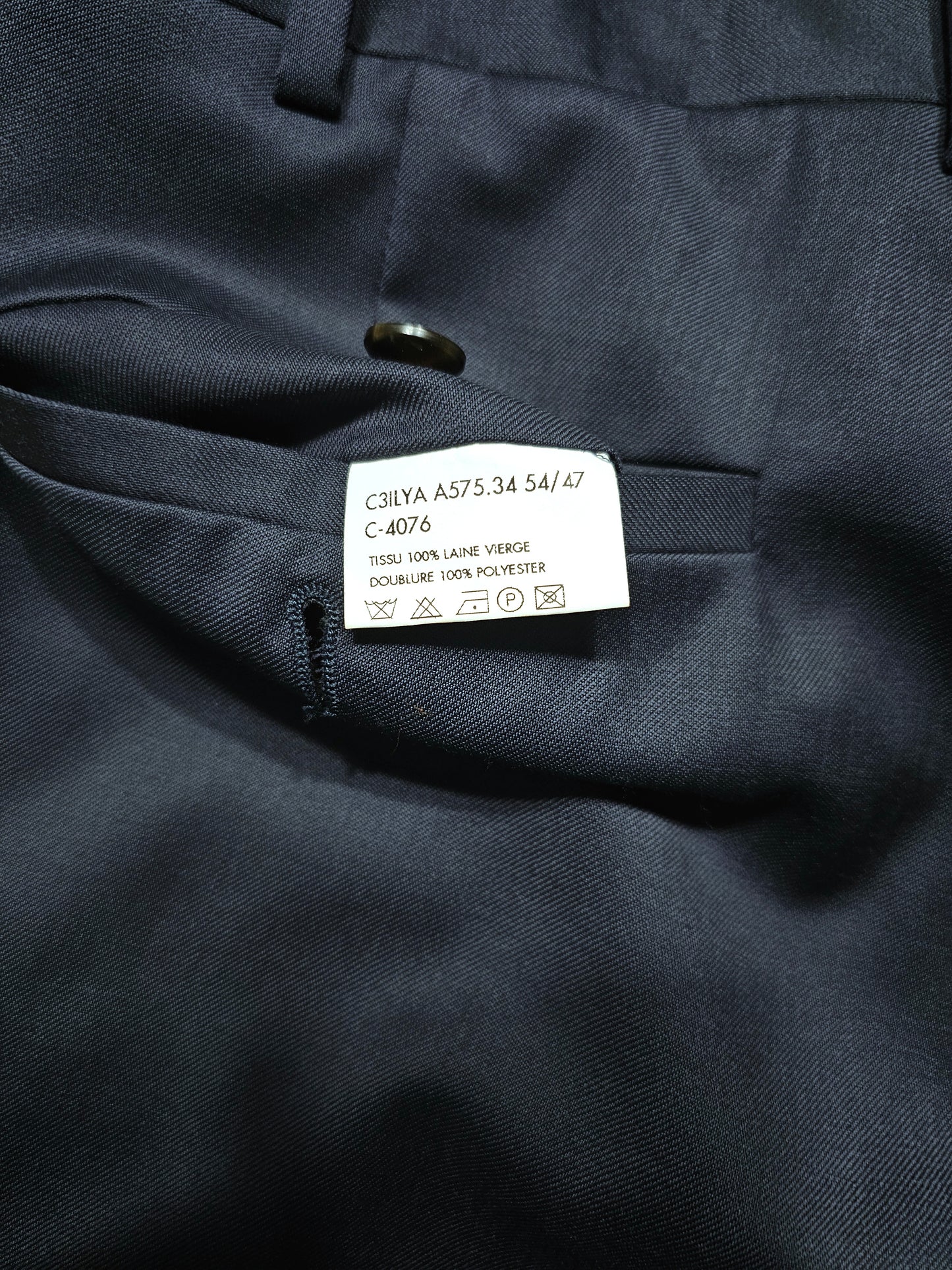 Pantalon Costume De Fursac Marine en Laine (47)