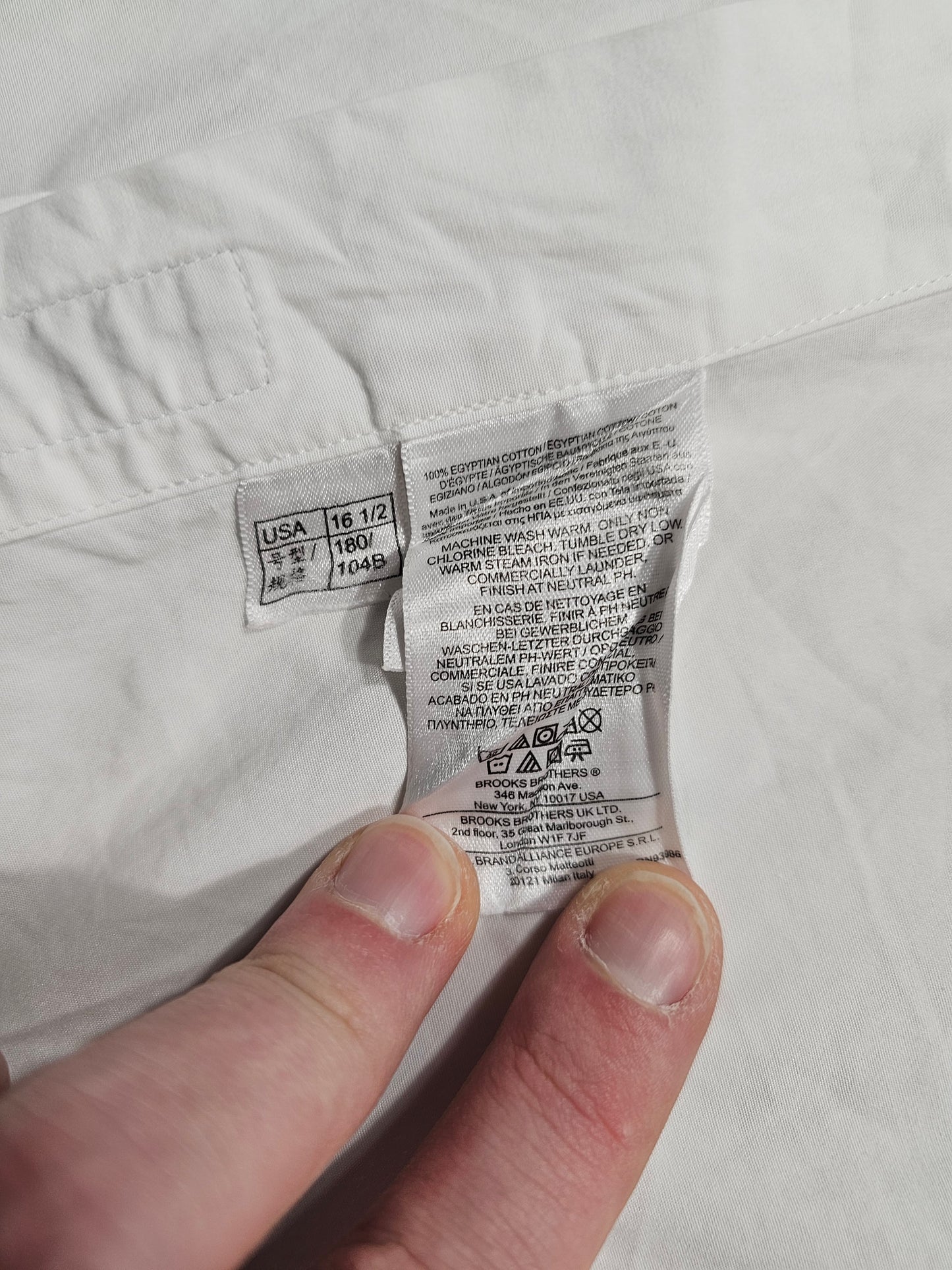 Chemise Vintage 90's Brooks Brothers Makers - Made in USA (16.5 - 33)
