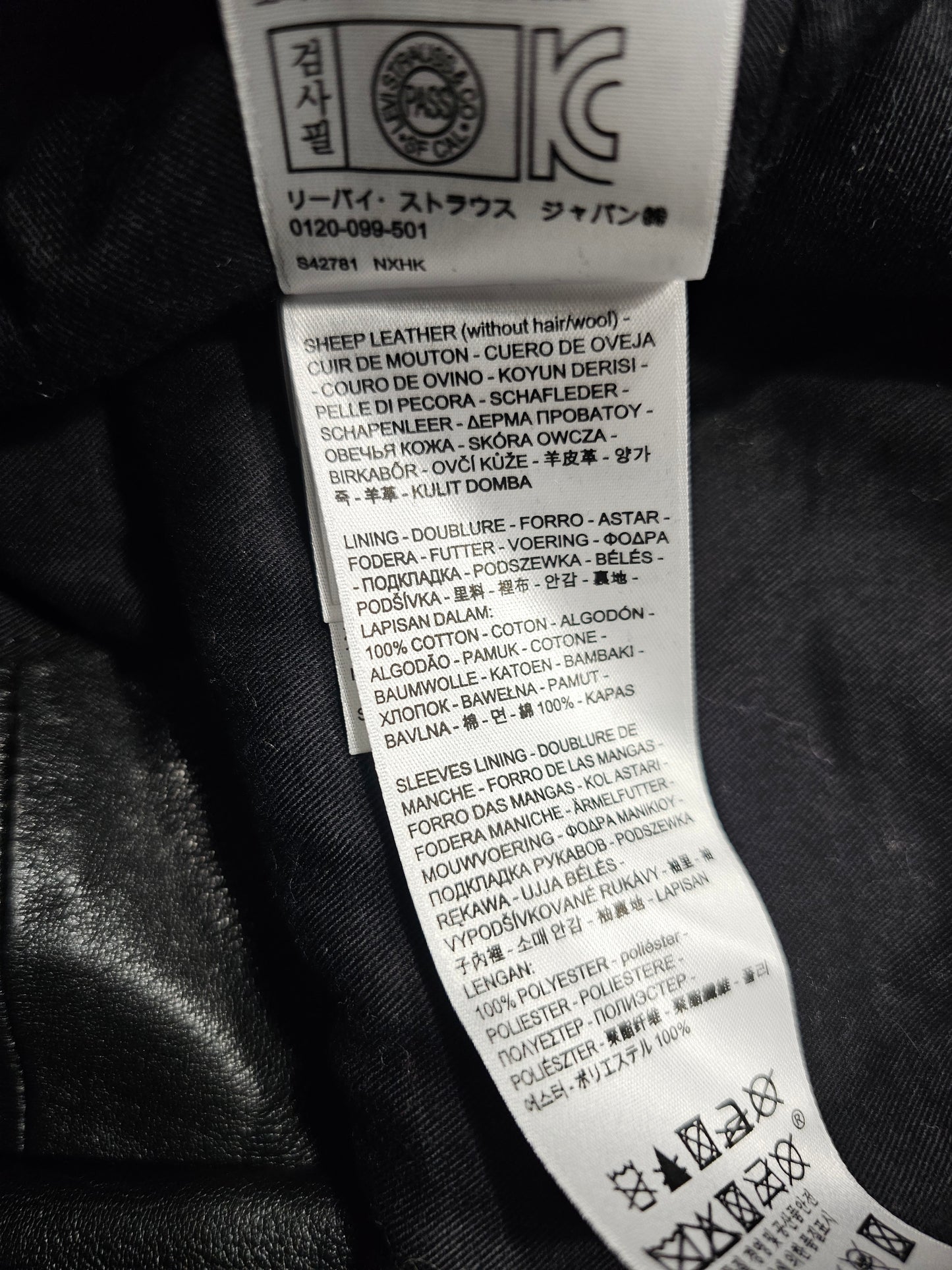 Levi's Made&Crafted Leather Perfecto (S)