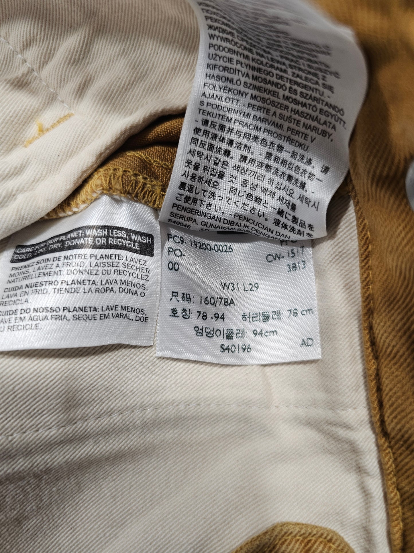 Pantalon LVC Levi's Vintage Clothing 1920s Chino (W31L29)
