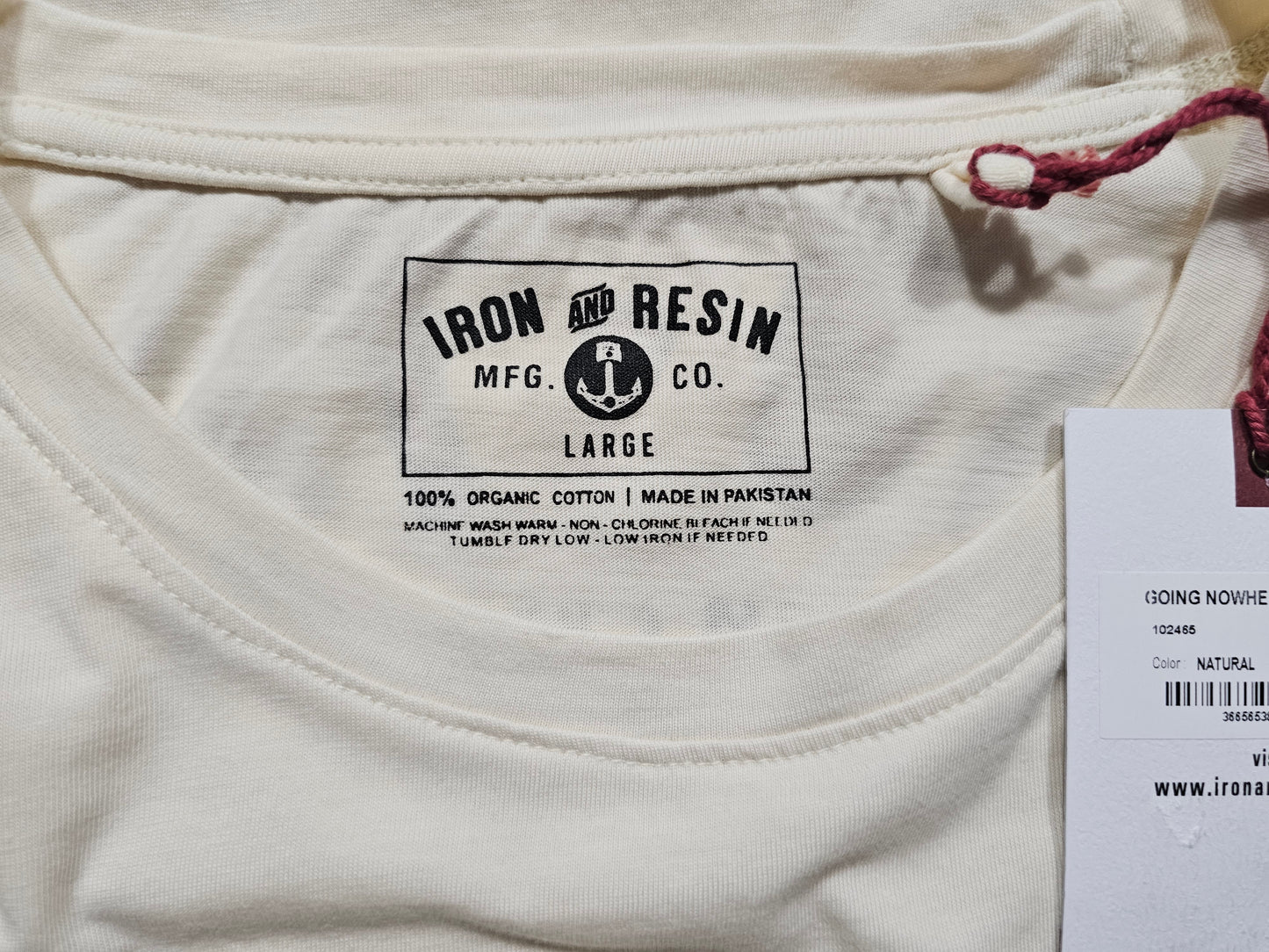 T-shirt Iron & Resin "Nowhere Fast Going" (L)