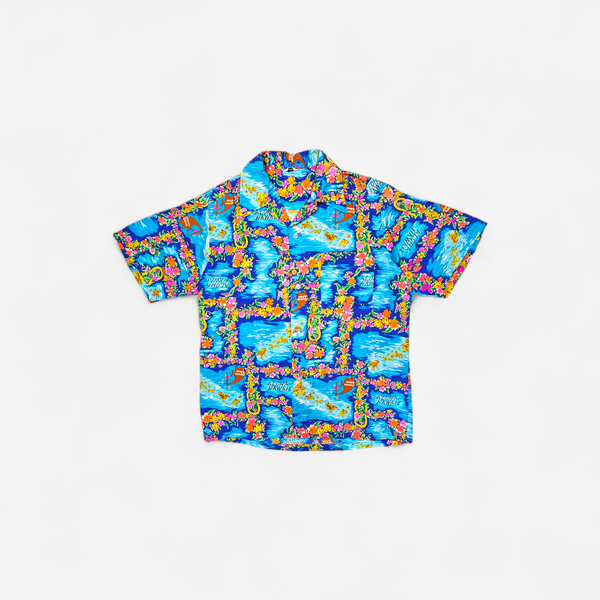 Hawaiian Shirt Vintage 70's - Made in USA Hawaii