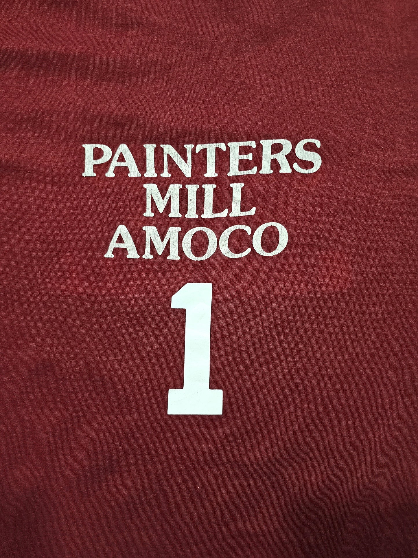 T-shirt Vintage 80's Owings Mills Baseball - Made in USA Single Stitch (L)