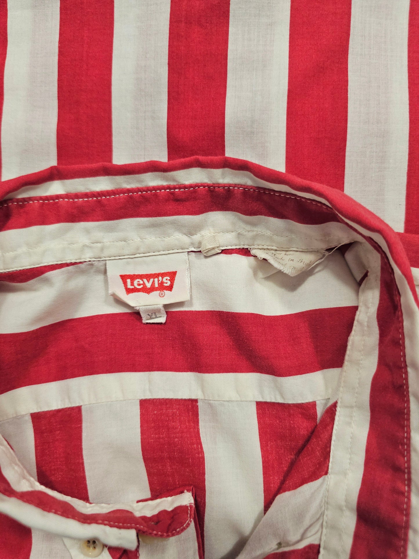 LVC Levi's Vintage Clothing 1960s Striped Shirt (XL)