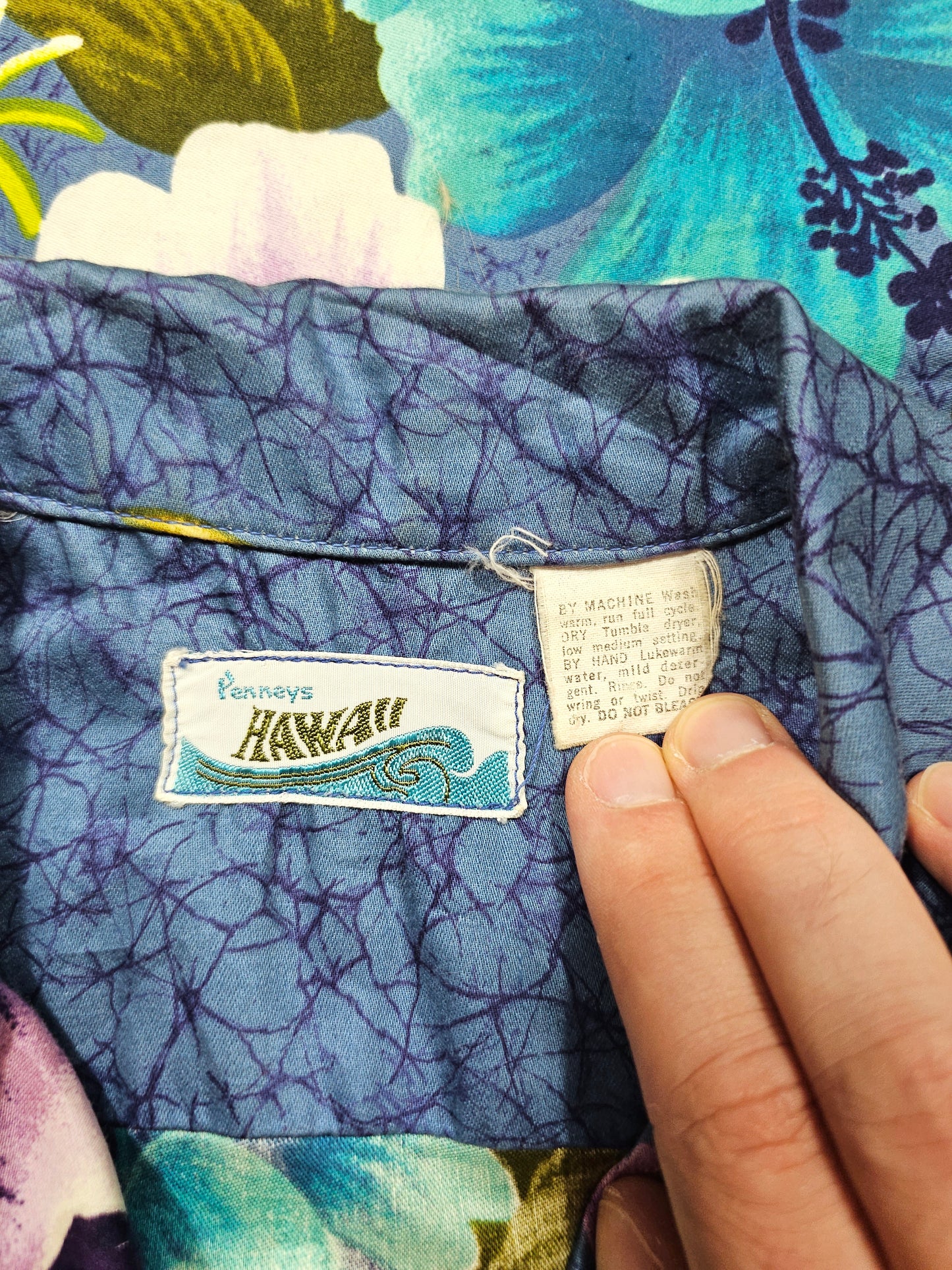 Hawaiian Shirt Vintage 70's Penneys - Made in USA (S)