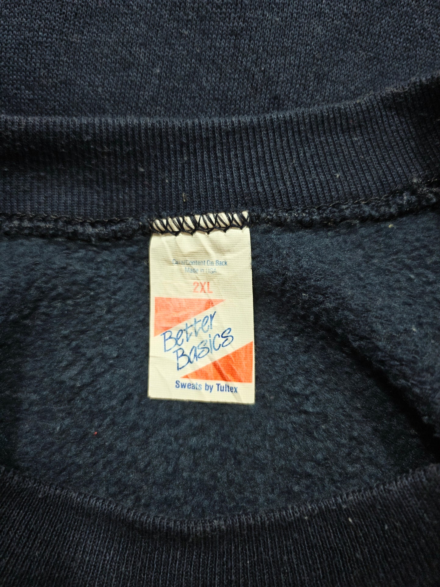 Vintage 80s West Virginia Volunteers Raglan Sweatshirt - Made in USA (XXL)