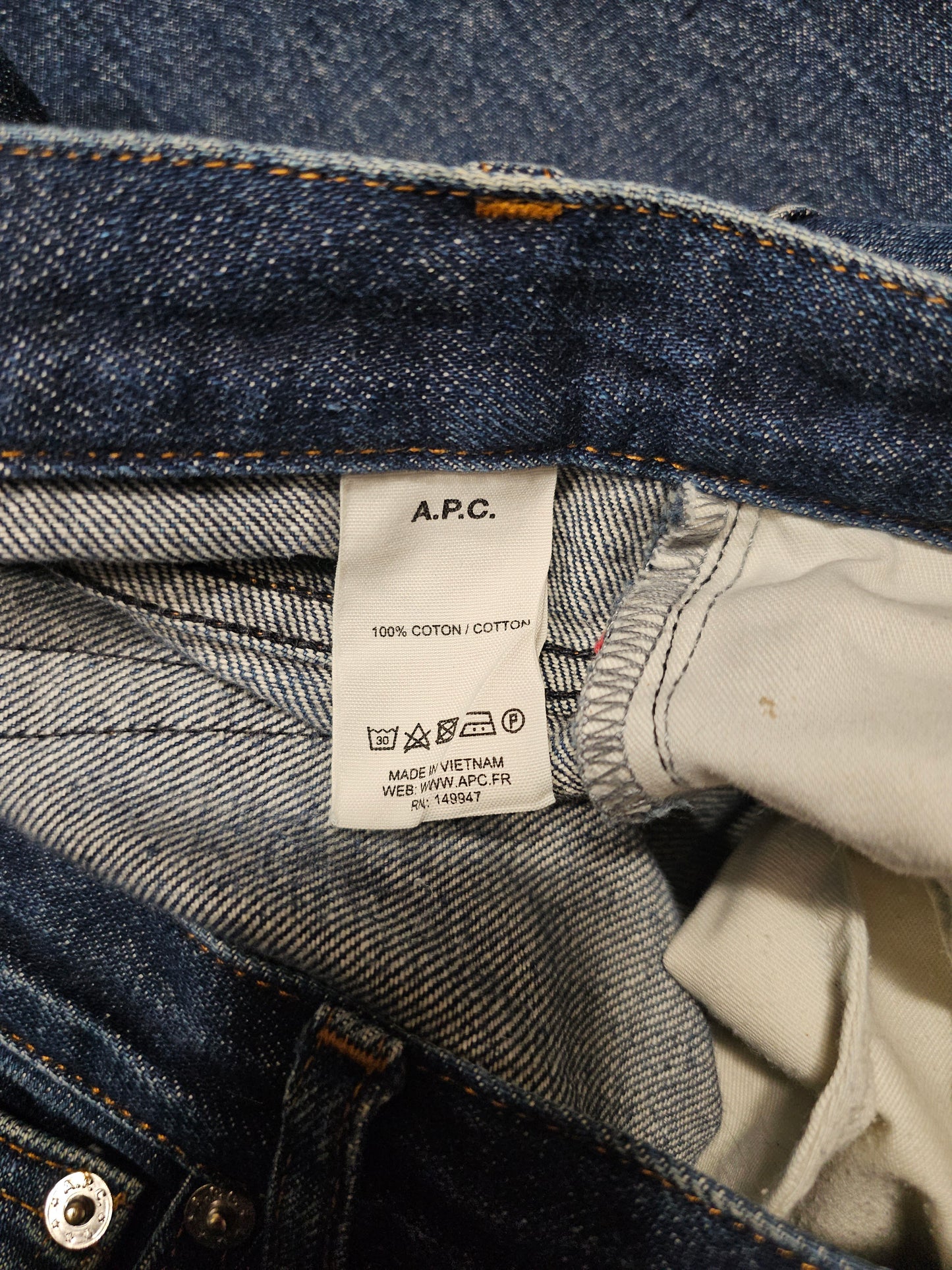 Jean A.P.C Petit New Standard - Selvedge (W32)