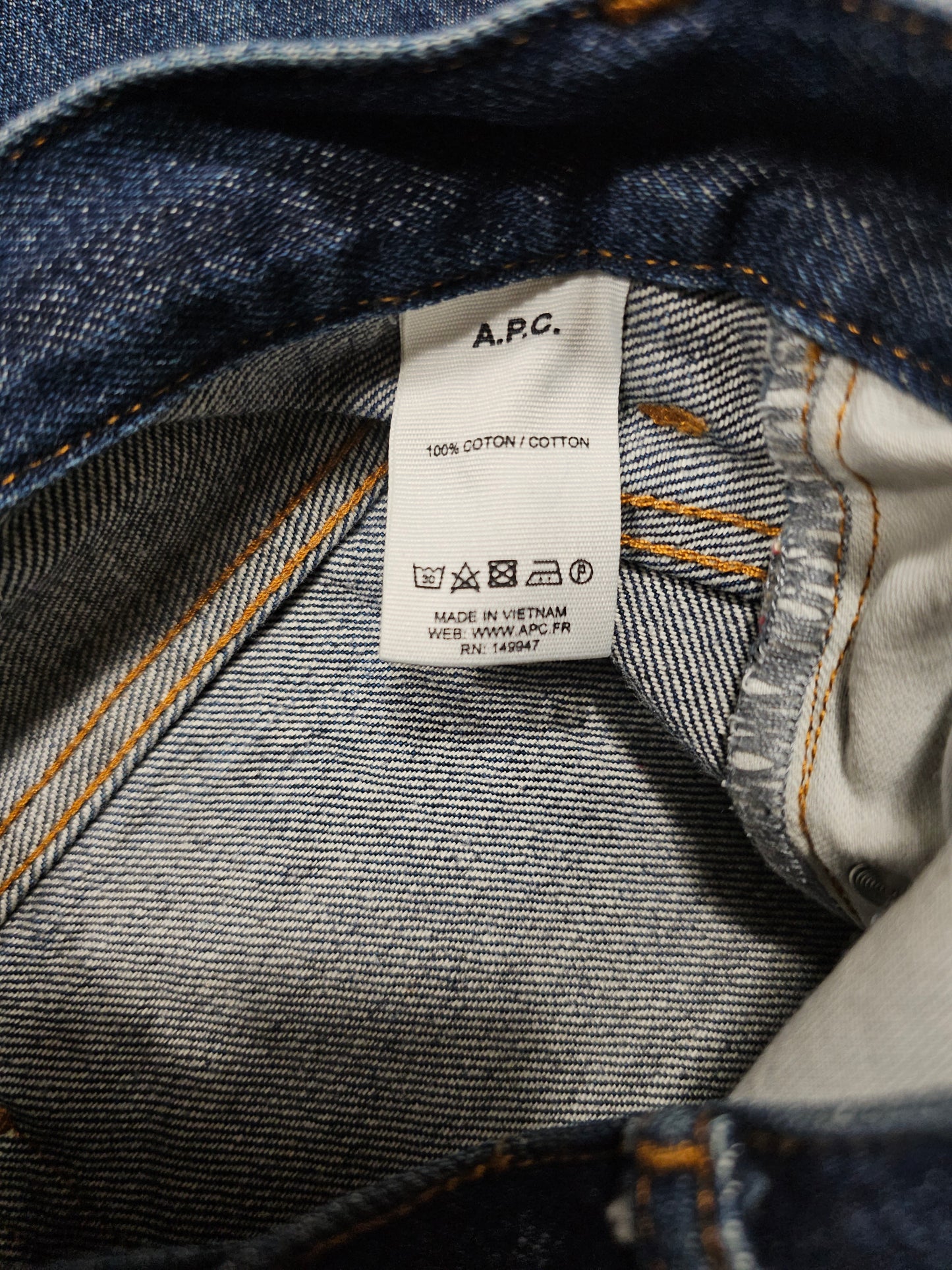 Jean A.P.C Petit Standard - Selvedge (W33)