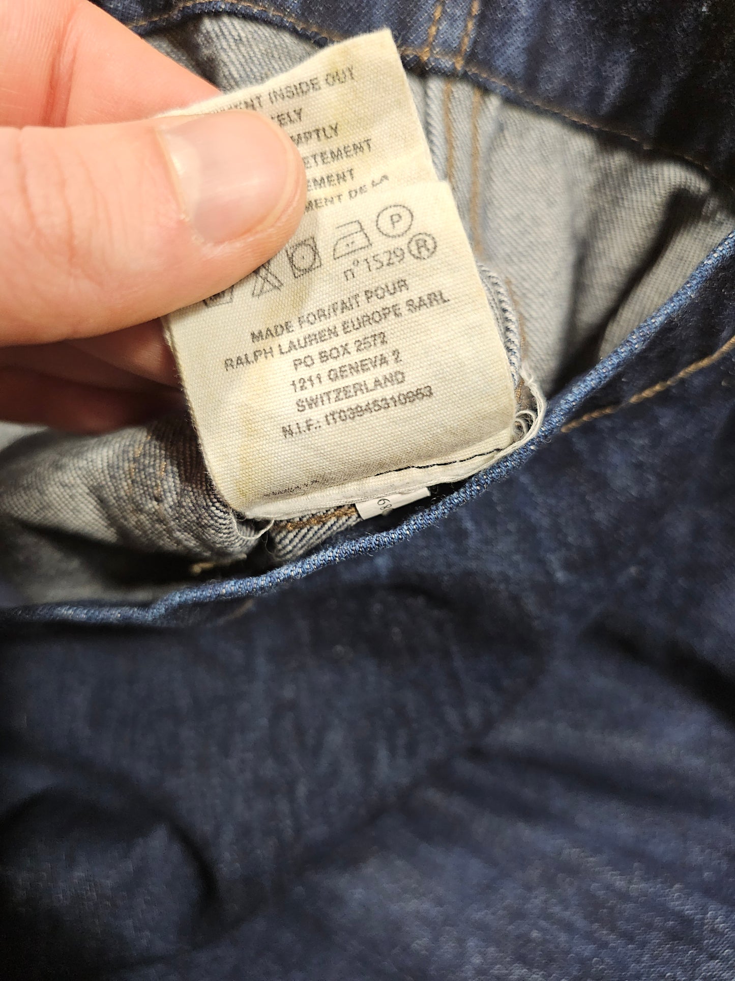 Veste Ralph Lauren Denim Shawl Collar (S)