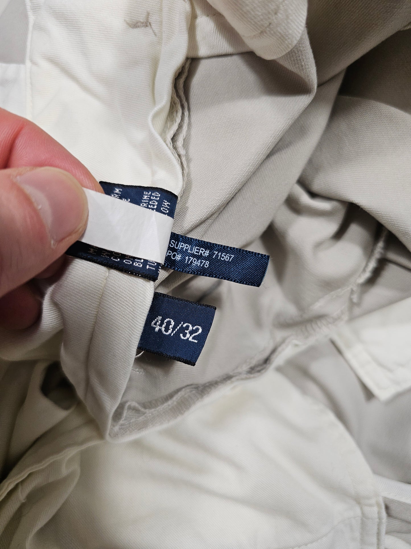 Pantalon Chino à Pinces Ralph Lauren Vintage Ethan Pant (W40L32)