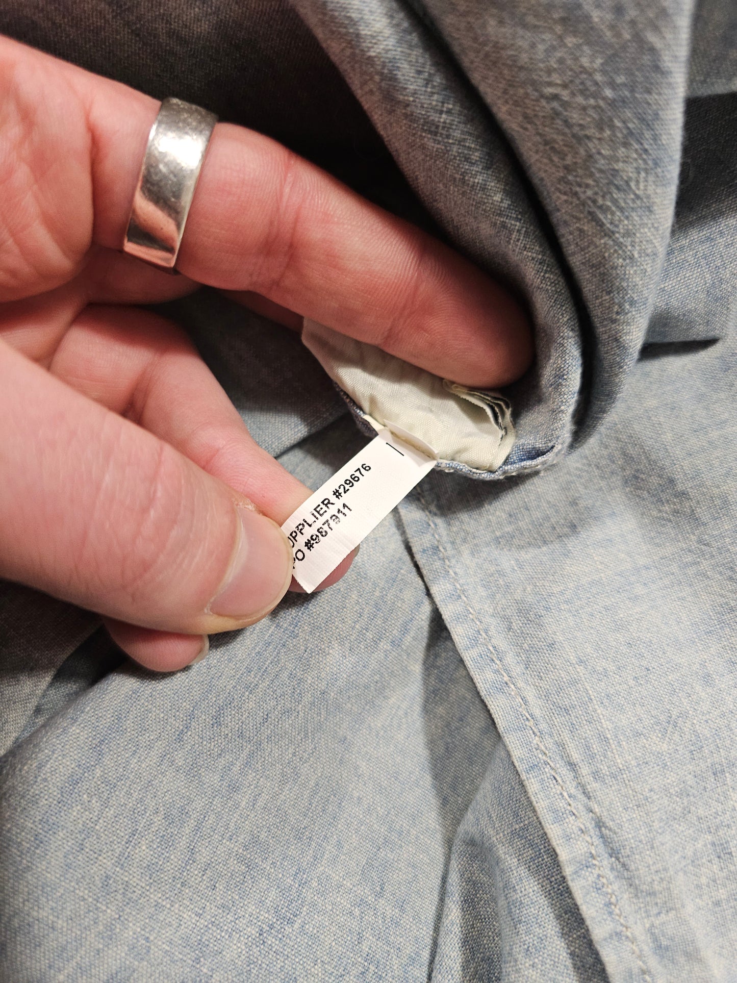 Polo Ralph Lauren Chambray Shirt (S)
