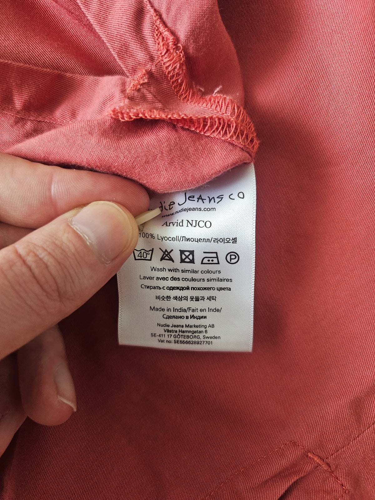 Chemise Nudie Jeans Camp Collar (S)