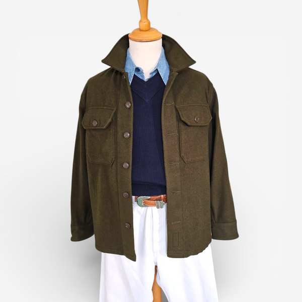 Surchemise Workwear en laine Polo Ralph Lauren (S)