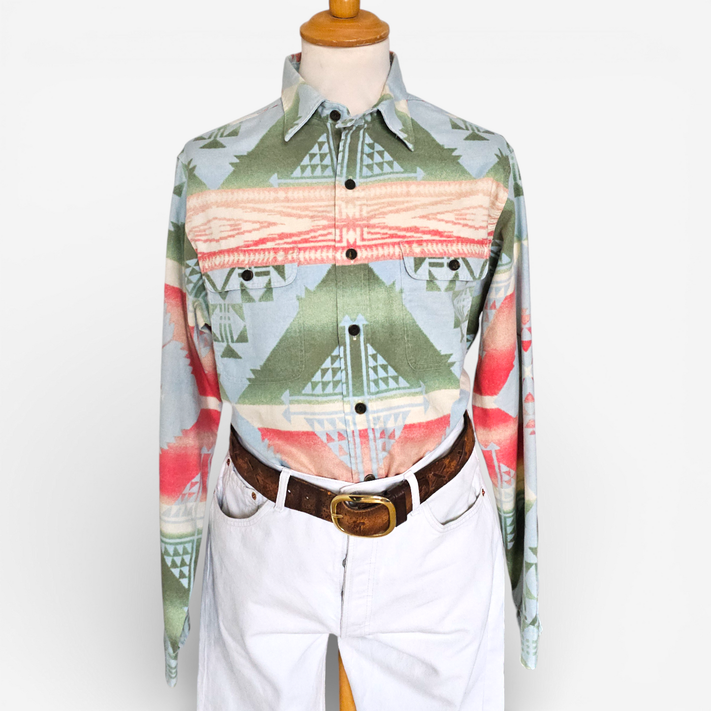 Chemise Ralph Lauren Navajo Aztec Flanelle (L)