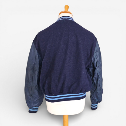 Vintage 70’s Varsity Jacket Art Knitting Mills – Made in USA (M)