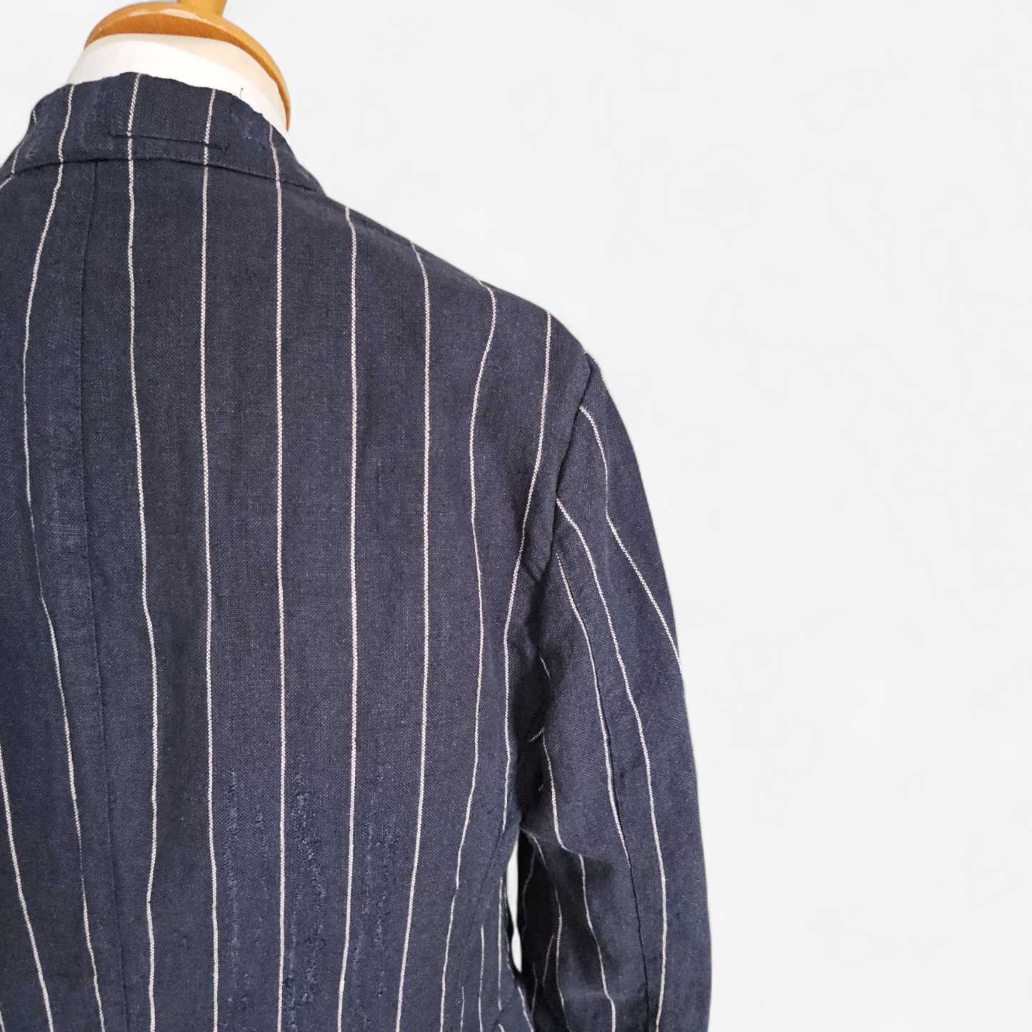 Blazer Ralph Lauren Vintage Lin Distressed rayé - Made in Italy (40)