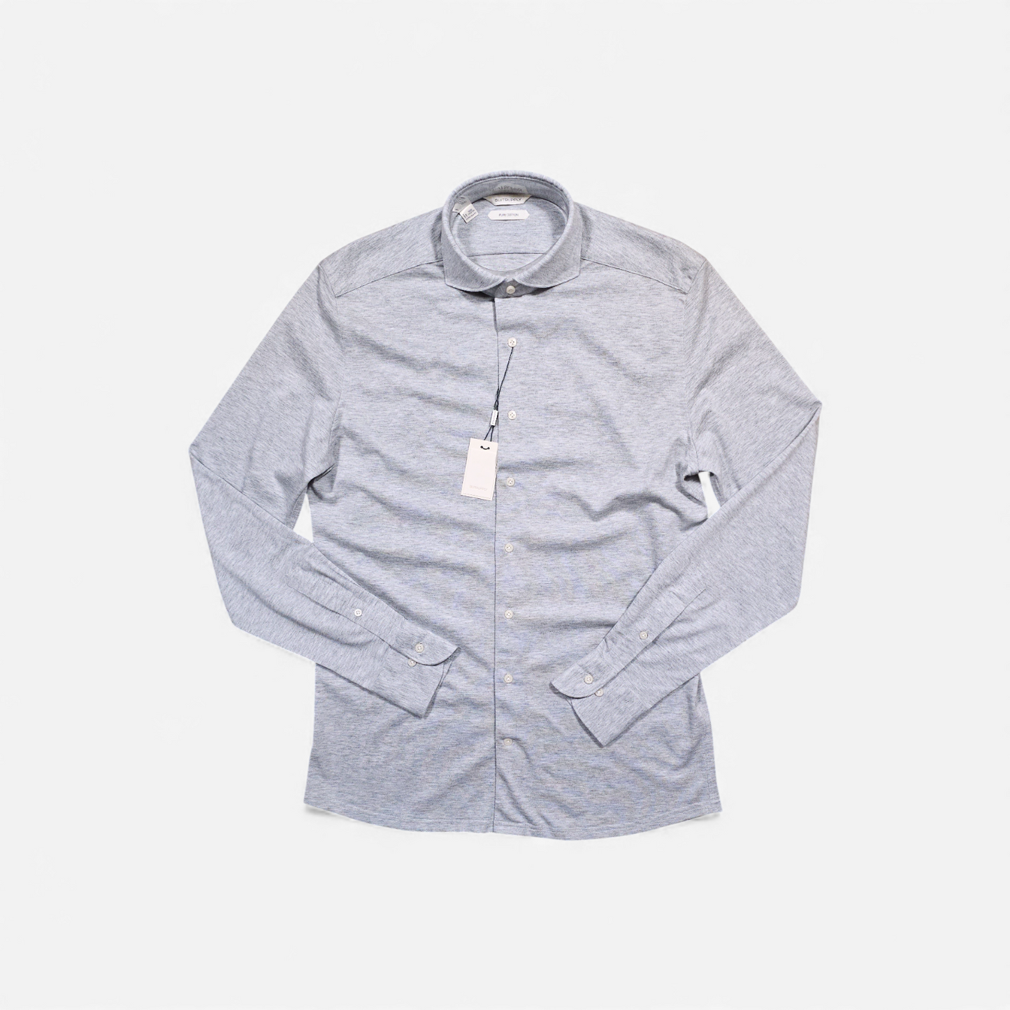Chemise Suitsupply Knitted Grise