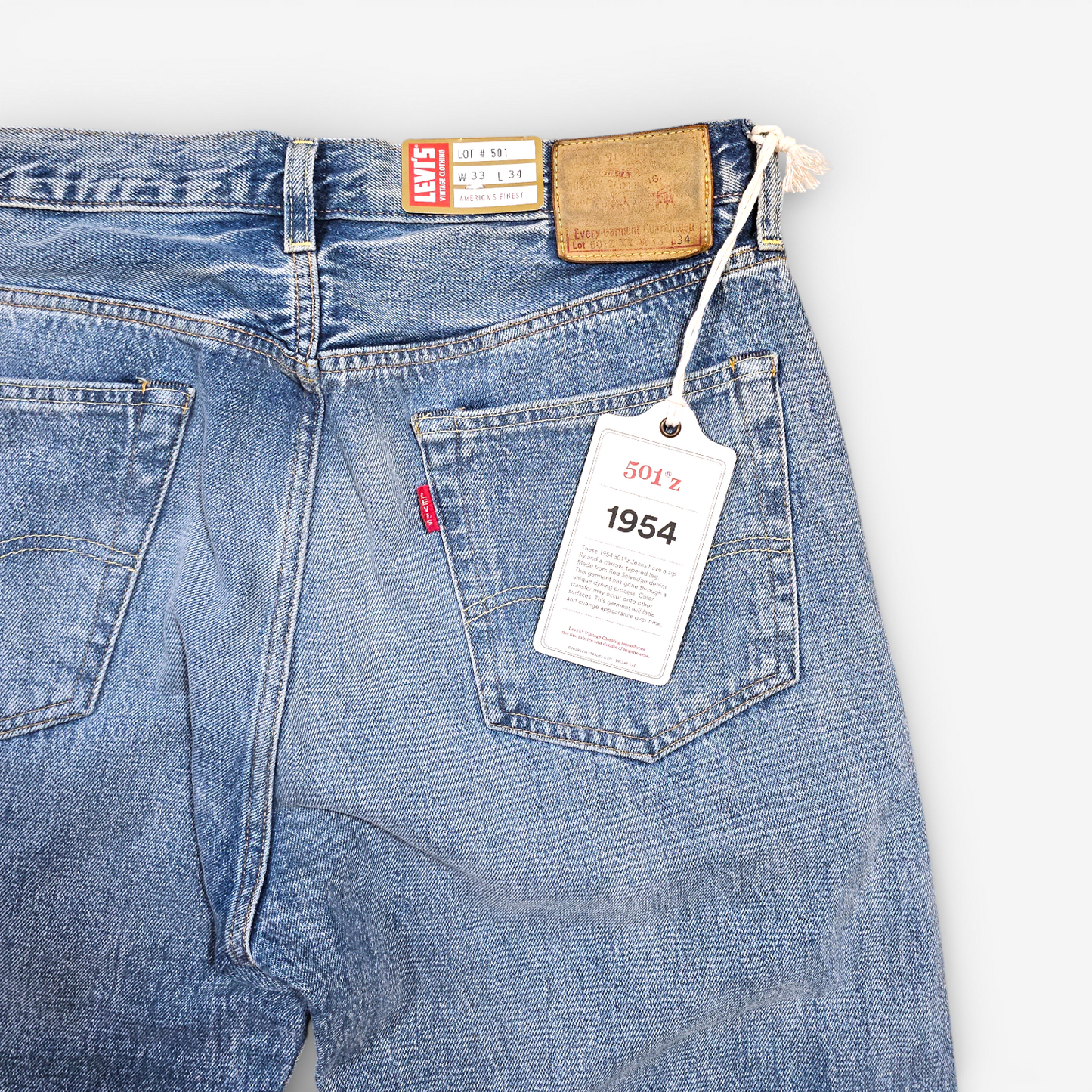 Jean LVC Levi's Vintage Clothing 501 1954 - Big E Selvedge (W33L34)