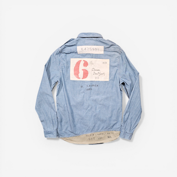 Chemise Polo Ralph Lauren Chambray Shirt Workwear Denim (S)