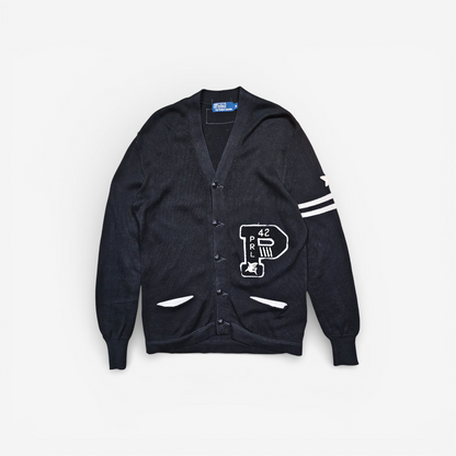 Polo Ralph Lauren Cotton Letterman Varsity Cardigan