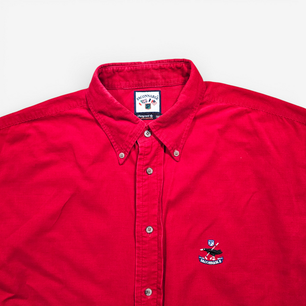 Chemise Corduroy Vintage 1980's Façonnable by Albert Goldberg