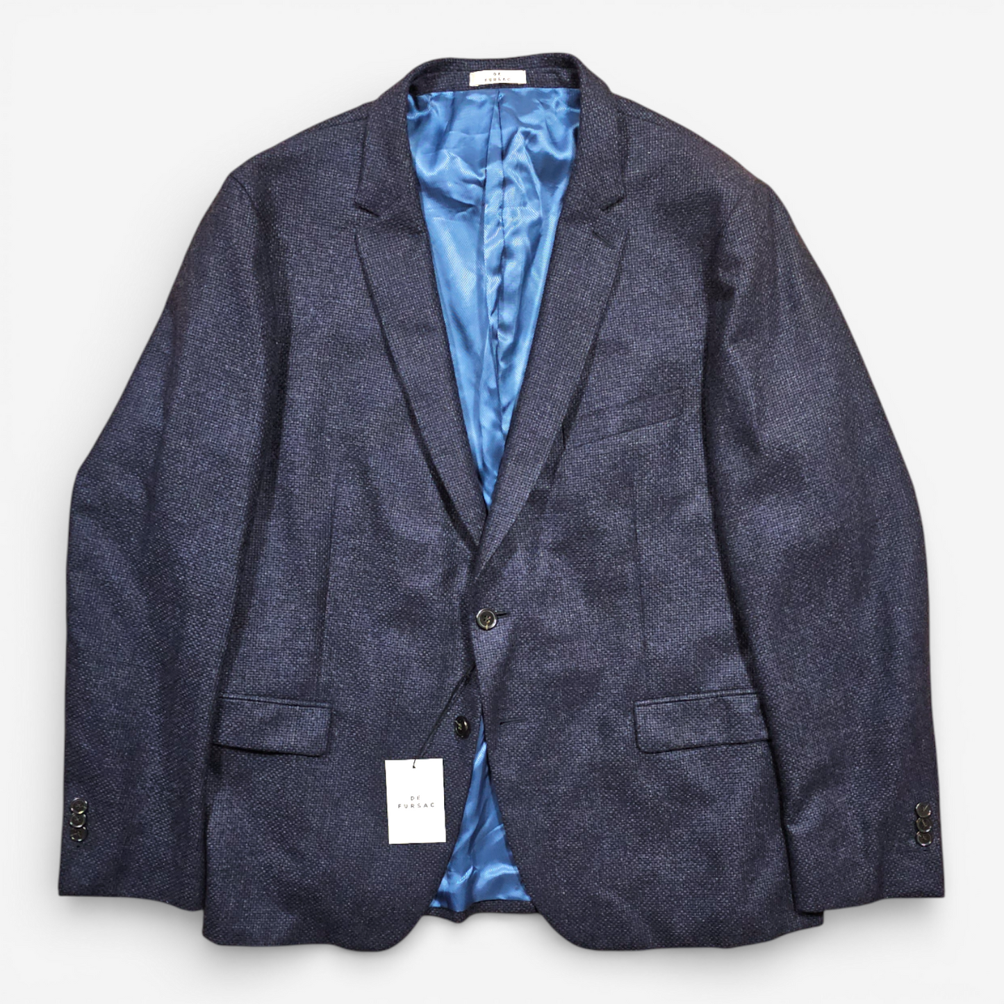 Blazer De Fursac 100% Cachemire Marine