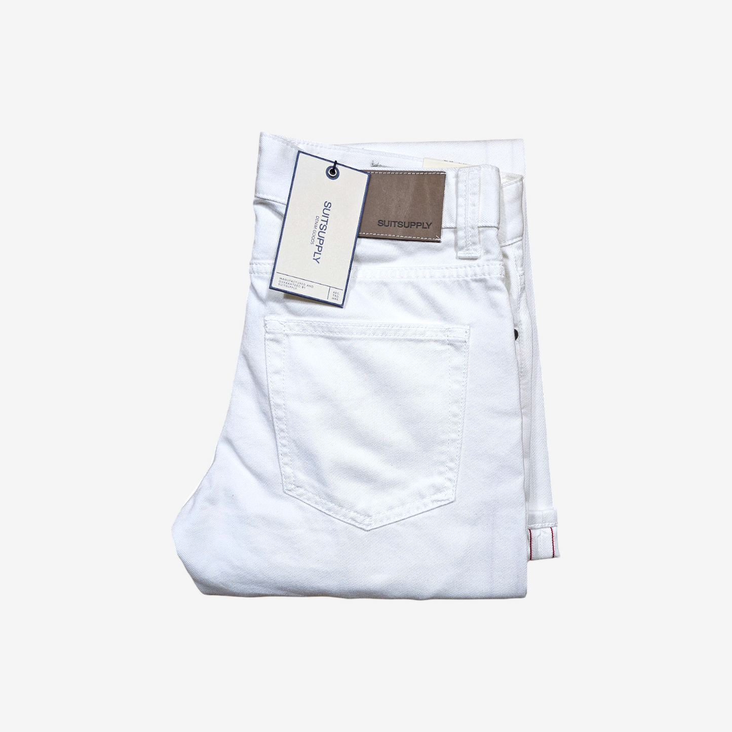 Jean Suitsupply Blanc Selvedge