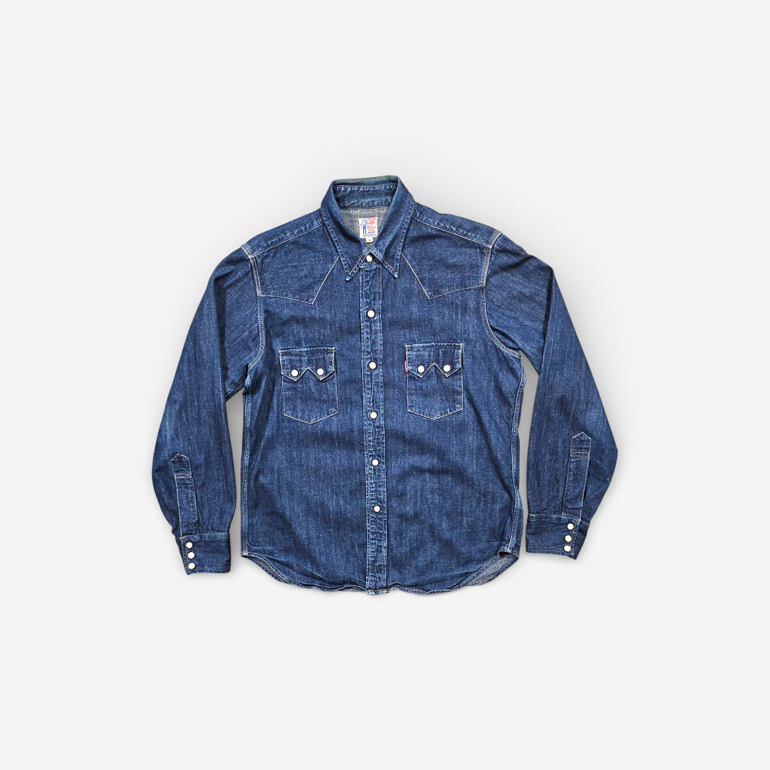 Chemise LVC Levi's Vintage Clothing 1955 Sawtooth Denim Shirt - Made in USA
