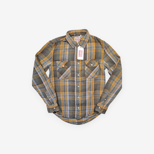 Chemise LVC Levi's Vintage Clothing Shorthorn Flanelle - Made in Italy (S)