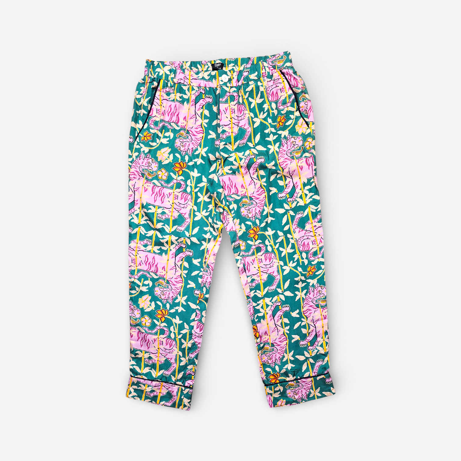 Drake's x J. Crew Silk Pant Bengal Tiger 
