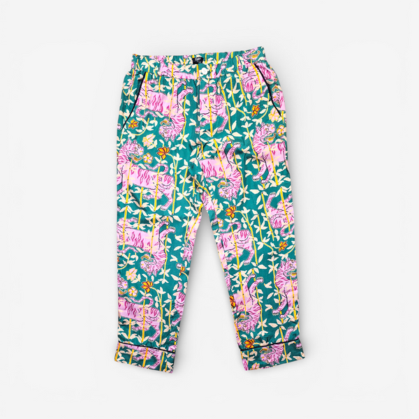 Drake's x J. Crew Silk Pant Bengal Tiger 