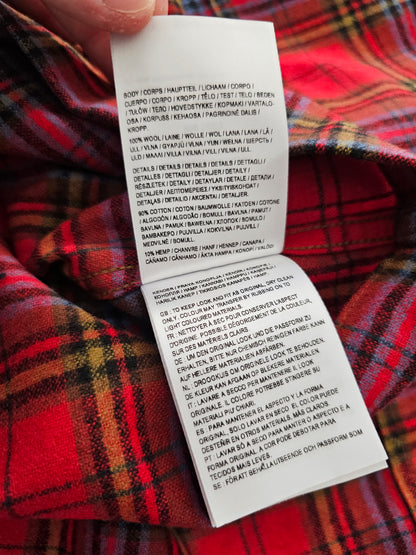 Lee x Pendleton Plaid Cropped Chore Shirt (XL)