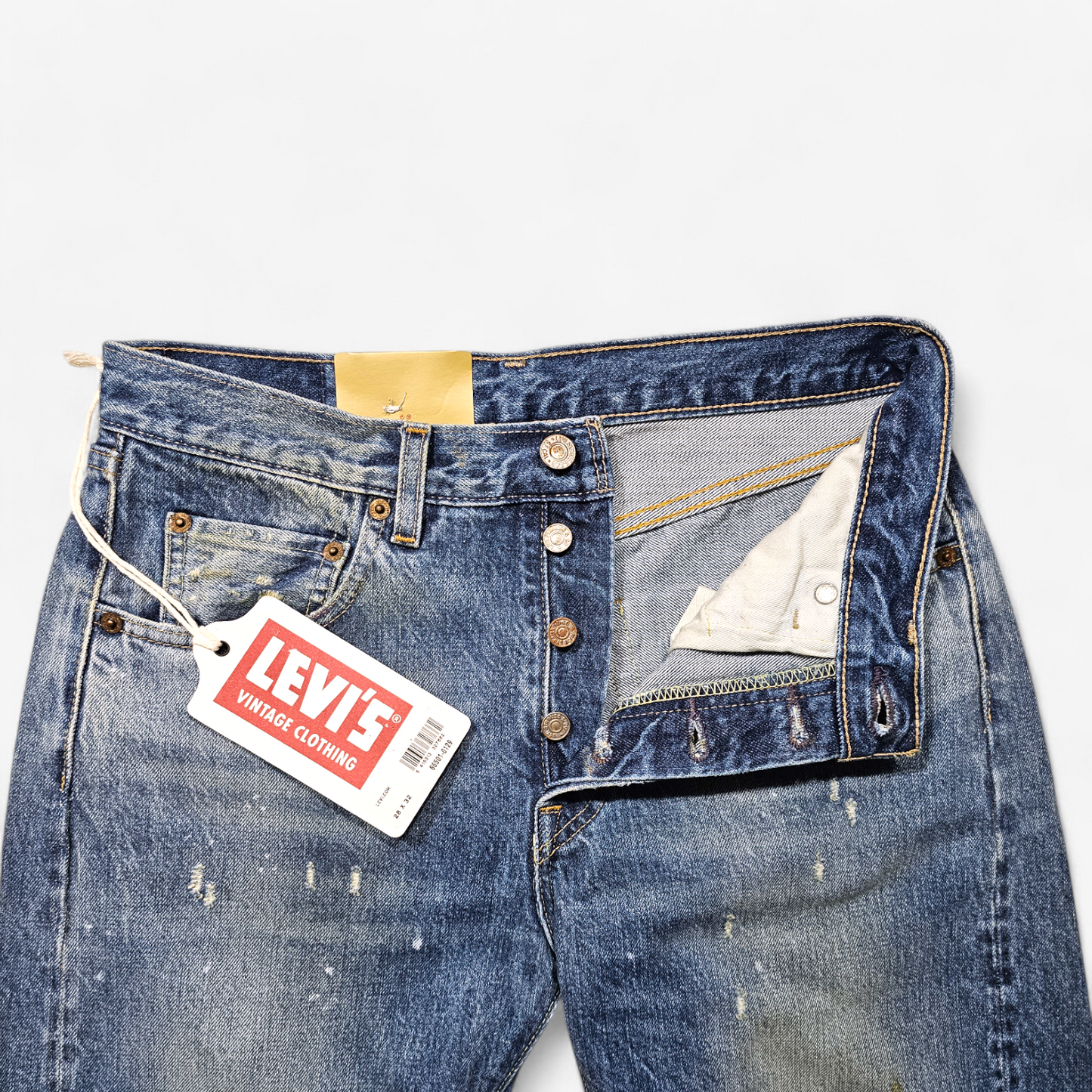Jean LVC Levi's Vintage Clothing 501 1966 - Selvedge Big E (W28L32)