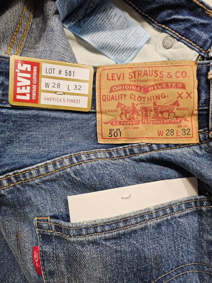 Jean LVC Levi's Vintage Clothing 501 1966 - Selvedge Big E (W28L32)
