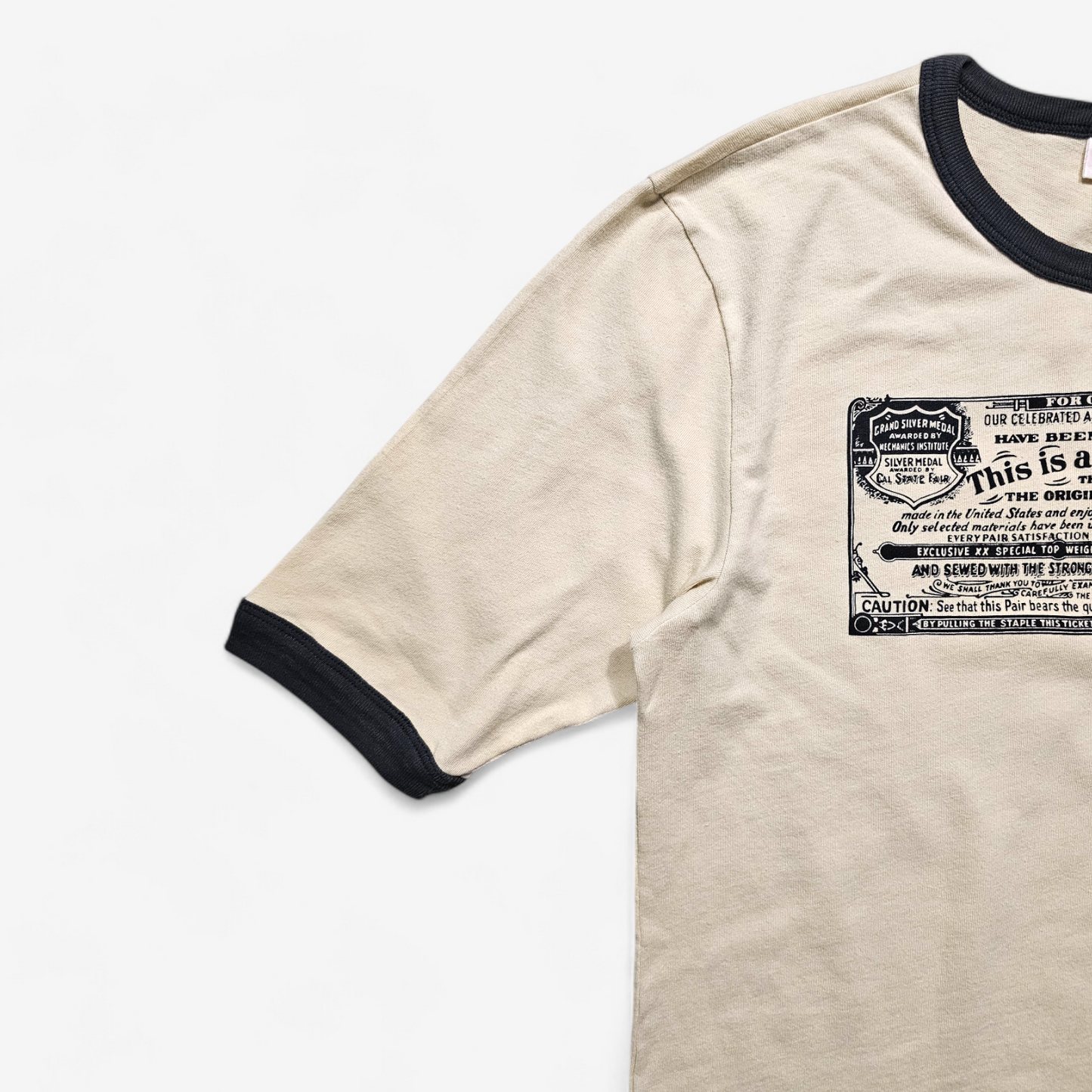 T-shirt LVC Levi's Vintage Clothing Tee Ringer 1970 (S)