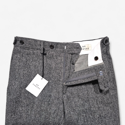 De Fursac Wool Tweed Trousers (38)