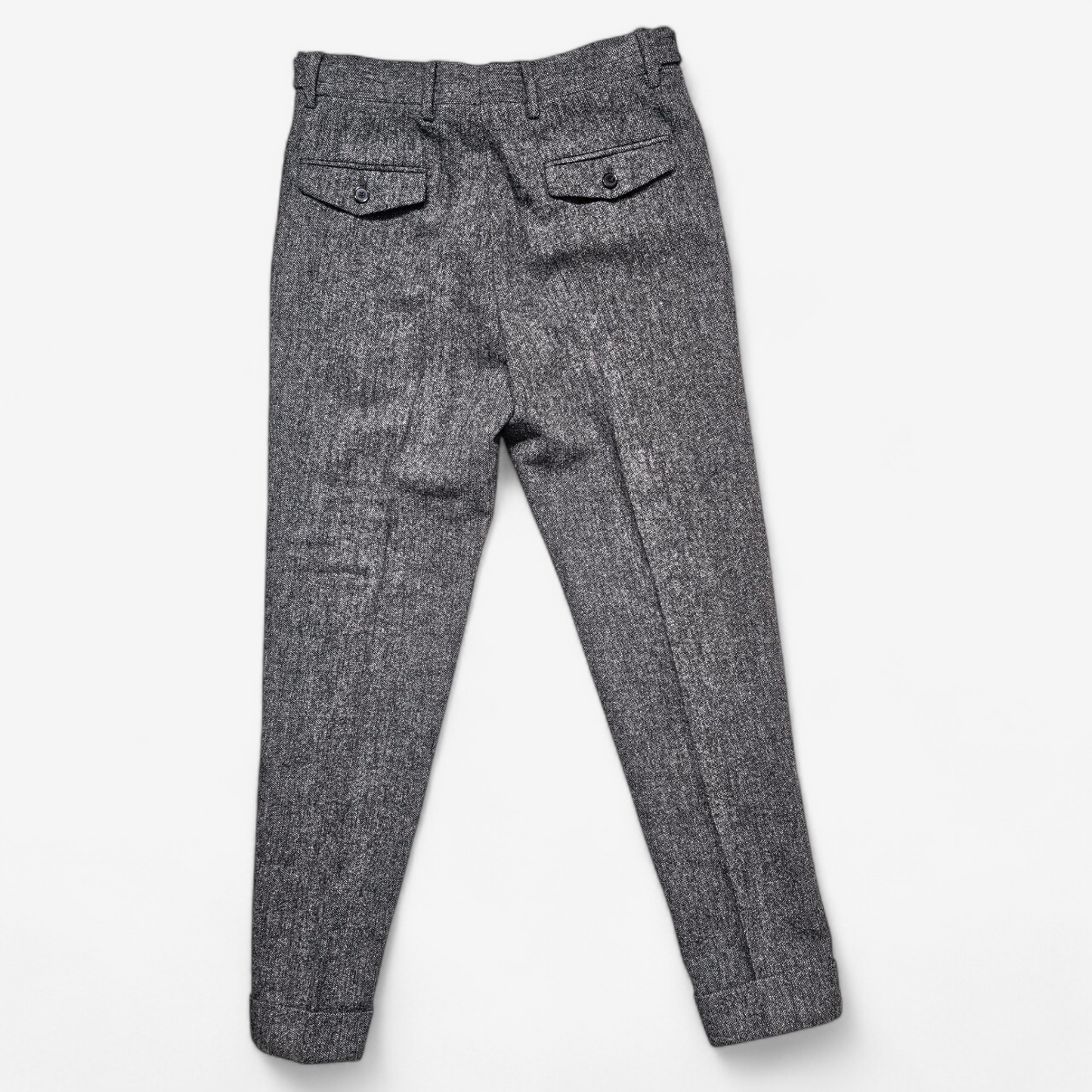 De Fursac Wool Tweed Trousers (38)