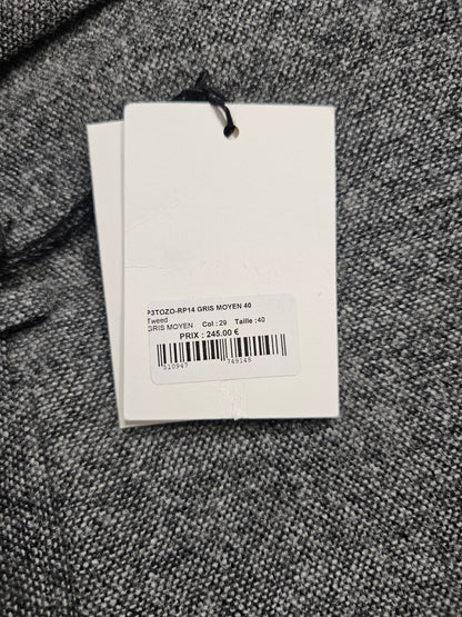 De Fursac Wool Tweed Trousers (38)