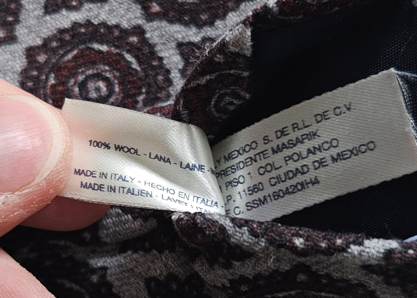 Suitsupply Medallion Wool Tie - Made in Italy