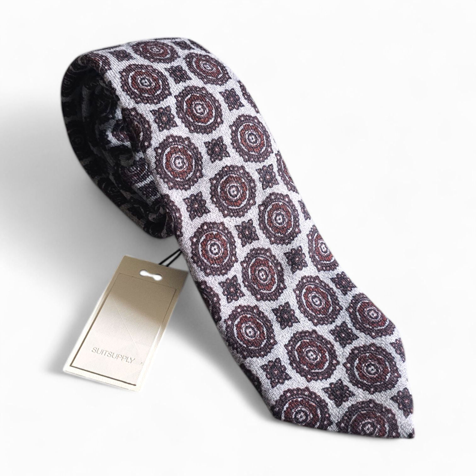 Cravate Suitsupply Médaillons Laine Made in Italy