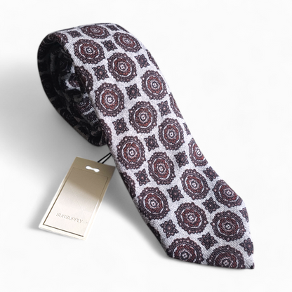 Cravate Suitsupply Médaillons Laine Made in Italy