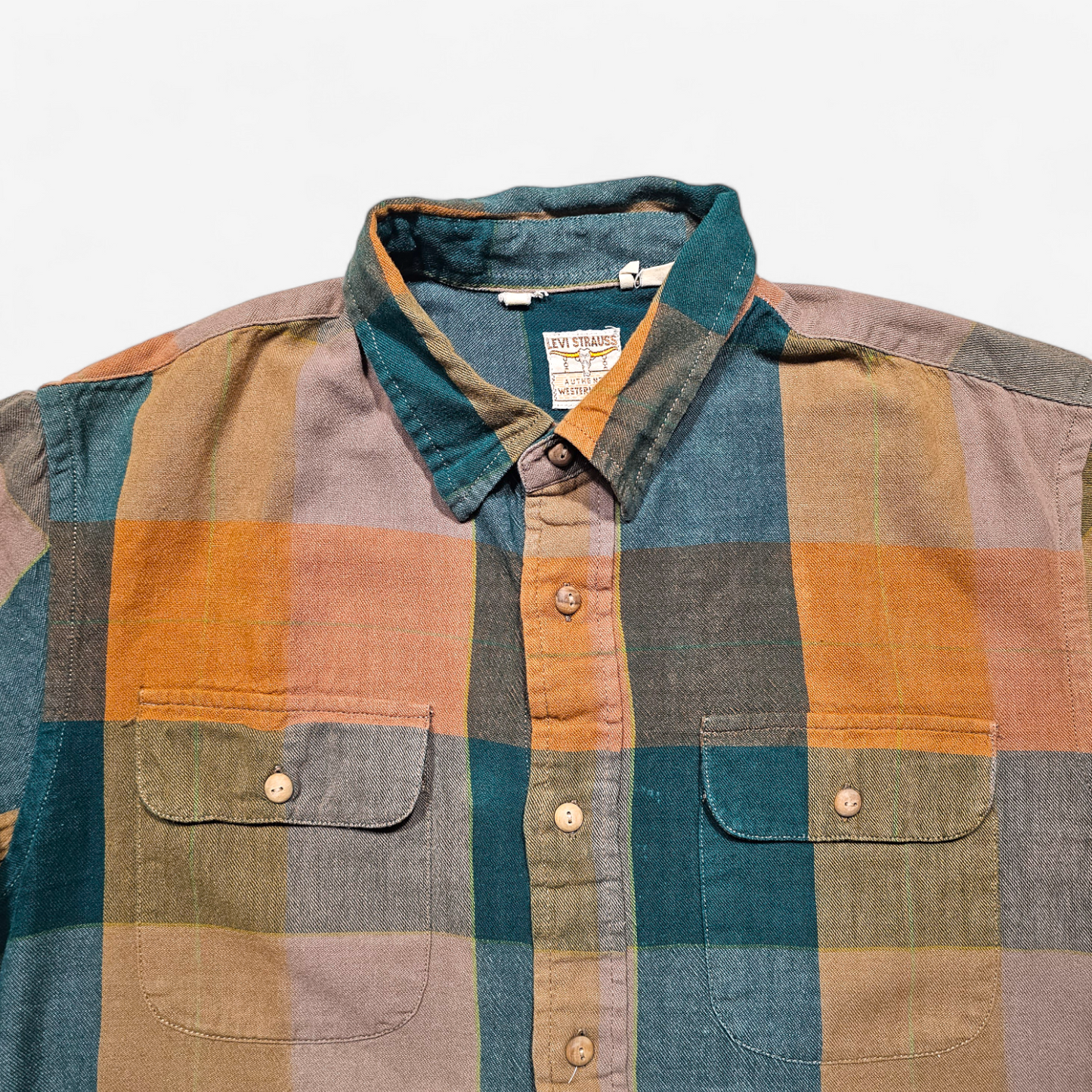 LVC Levi's Vintage Clothing 1950's Longhorn Shirt - Made in Italy (M)