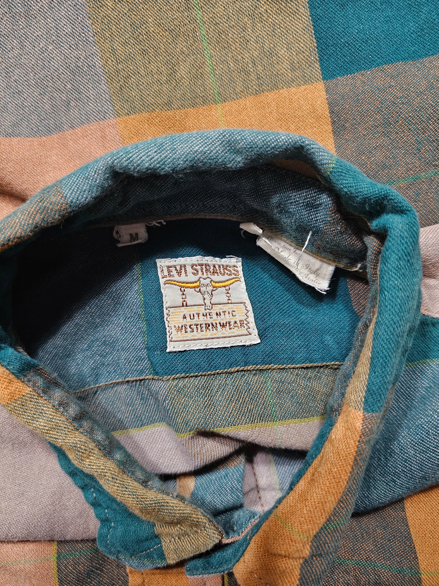 LVC Levi's Vintage Clothing 1950's Longhorn Shirt - Made in Italy (M)
